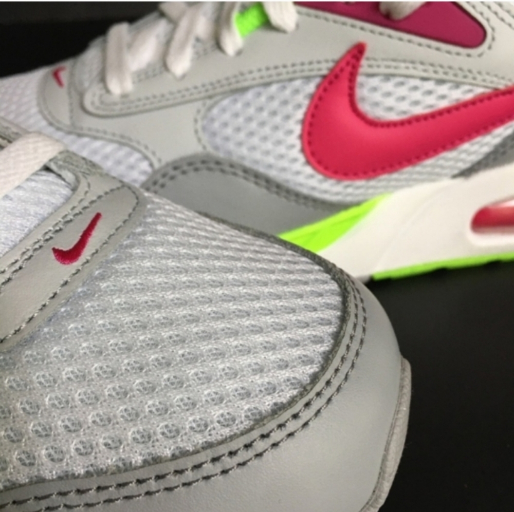 Nike Air Max Correlate Sneakers Fireberry Lime Platinum Low Cut Lace Up Women 9 - Picture 9 of 12